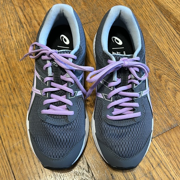 New nwot Asics Women's Gel-Contend 6 Gray/Lavender 8.5 - Picture 3 of 6